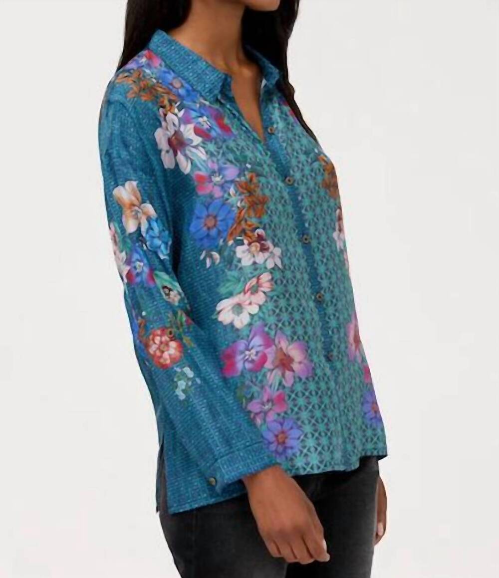 NEW JOHNNY WAS luisa shirt in dew